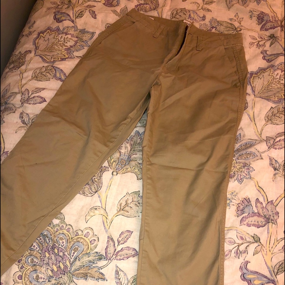 Size 2 girlfriend beige chino pants